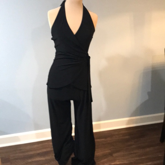 white house black market black jumpsuit